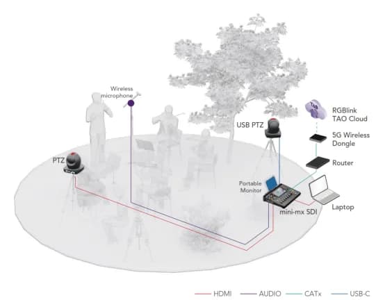 远程视频 – 解决方案拓扑